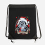Christmas Trouble-none drawstring bag-Diego Oliver