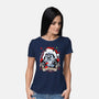 Christmas Trouble-womens basic tee-Diego Oliver