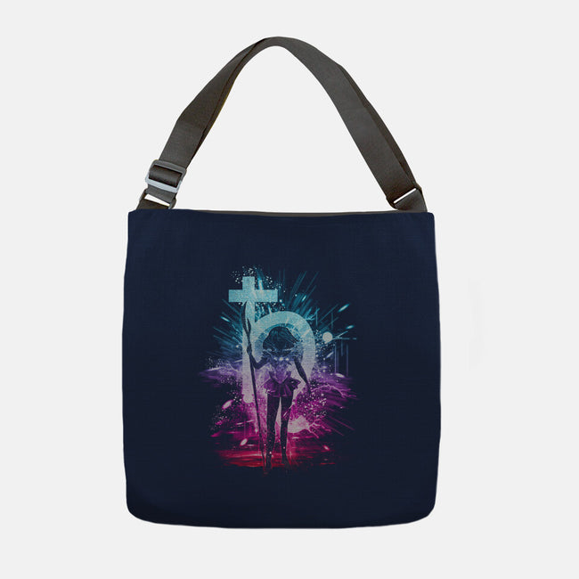 Saturn Storm-none adjustable tote bag-kharmazero
