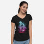 Saturn Storm-womens v-neck tee-kharmazero