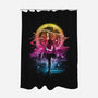 Venus Storm-none polyester shower curtain-kharmazero