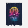 Venus Storm-none polyester shower curtain-kharmazero