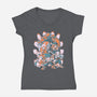 Spirit Of Liberty-womens v-neck tee-1Wing