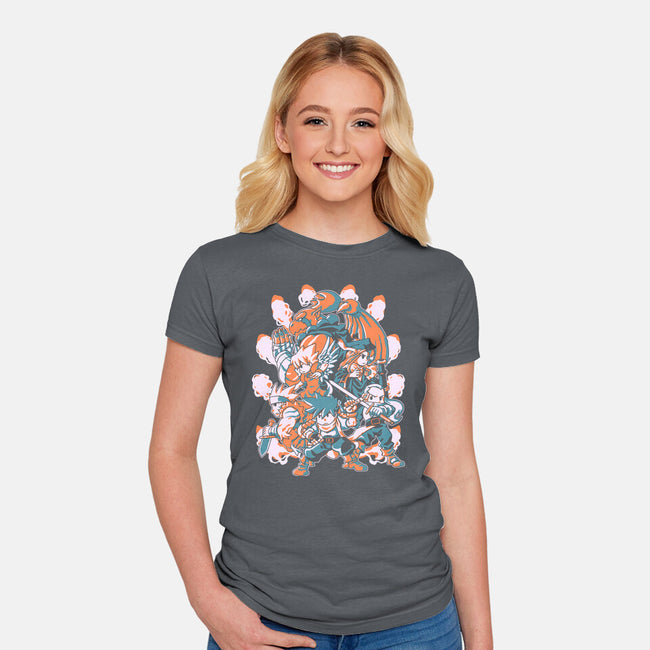 Spirit Of Liberty-womens fitted tee-1Wing