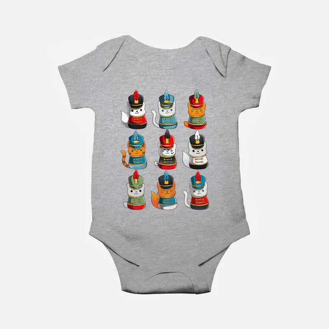 Cat Nutcracker-baby basic onesie-Vallina84