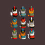 Cat Nutcracker-none adjustable tote bag-Vallina84