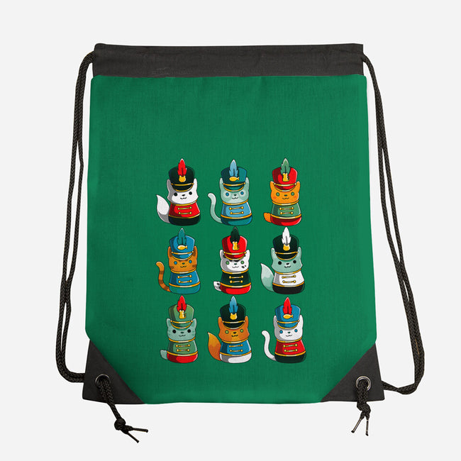Cat Nutcracker-none drawstring bag-Vallina84