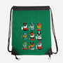 Cat Nutcracker-none drawstring bag-Vallina84
