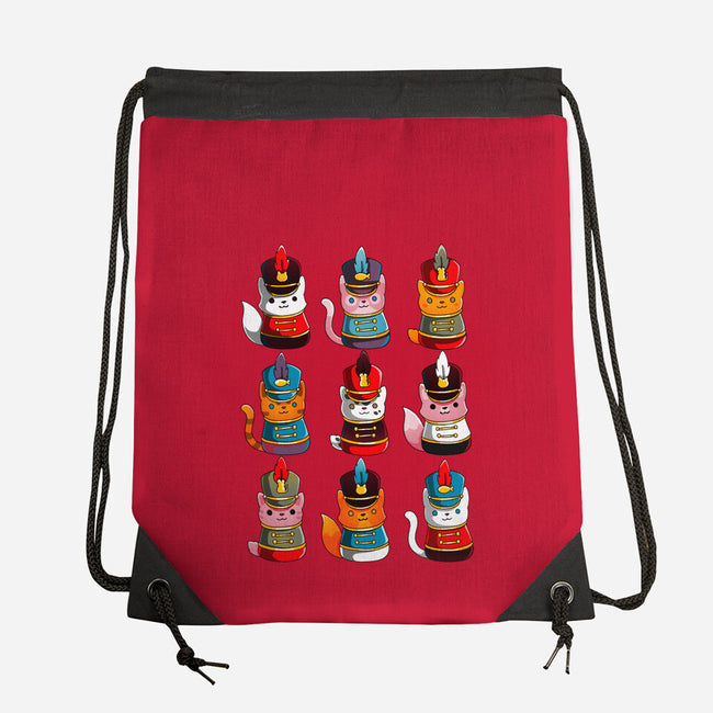 Cat Nutcracker-none drawstring bag-Vallina84