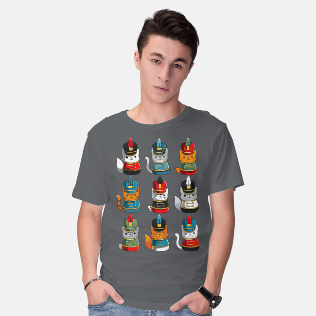 Cat Nutcracker-mens basic tee-Vallina84