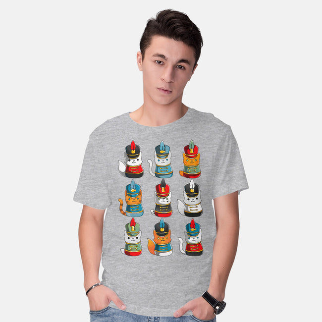 Cat Nutcracker-mens basic tee-Vallina84
