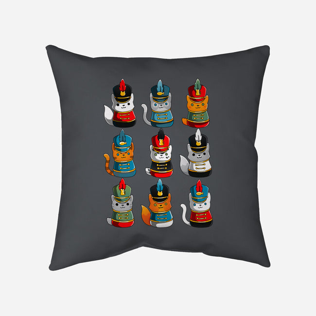 Cat Nutcracker-none removable cover w insert throw pillow-Vallina84