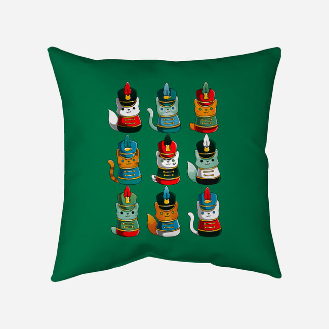Cat Nutcracker-none removable cover w insert throw pillow-Vallina84