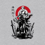 Pirate Hunter Swordsman Sumi-e-womens racerback tank-DrMonekers