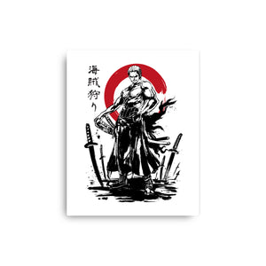 Pirate Hunter Swordsman Sumi-e
