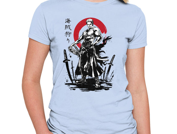 Pirate Hunter Swordsman Sumi-e