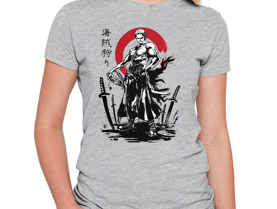 Pirate Hunter Swordsman Sumi-e