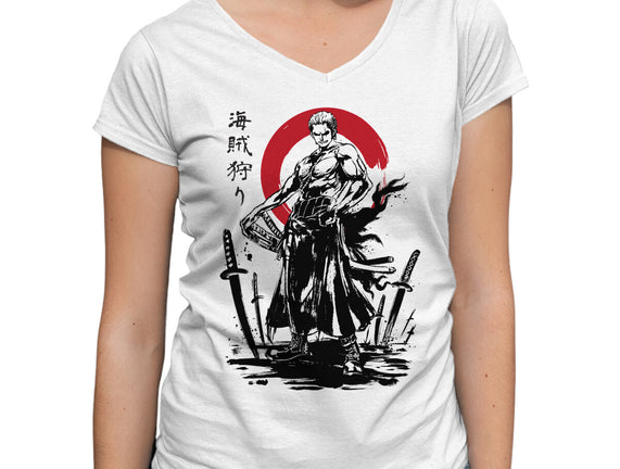 Pirate Hunter Swordsman Sumi-e