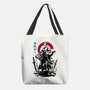 Pirate Hunter Swordsman Sumi-e-none basic tote bag-DrMonekers
