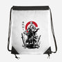 Pirate Hunter Swordsman Sumi-e-none drawstring bag-DrMonekers