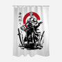 Pirate Hunter Swordsman Sumi-e-none polyester shower curtain-DrMonekers