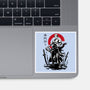 Pirate Hunter Swordsman Sumi-e-none glossy sticker-DrMonekers