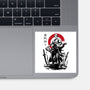 Pirate Hunter Swordsman Sumi-e-none glossy sticker-DrMonekers