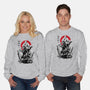 Pirate Hunter Swordsman Sumi-e-unisex crew neck sweatshirt-DrMonekers