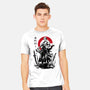 Pirate Hunter Swordsman Sumi-e-mens heavyweight tee-DrMonekers