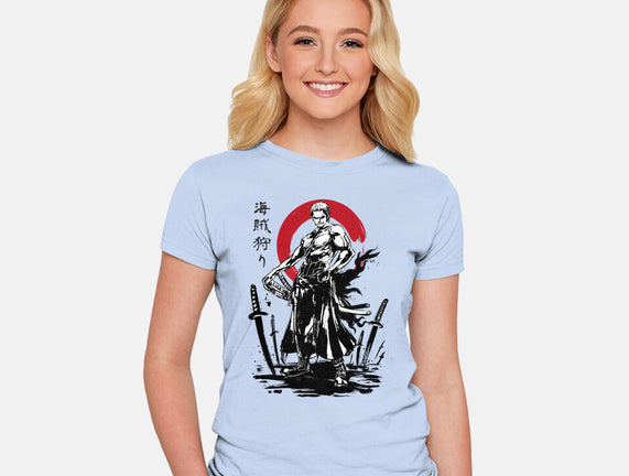 Pirate Hunter Swordsman Sumi-e