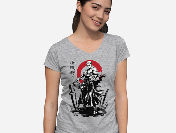 Pirate Hunter Swordsman Sumi-e