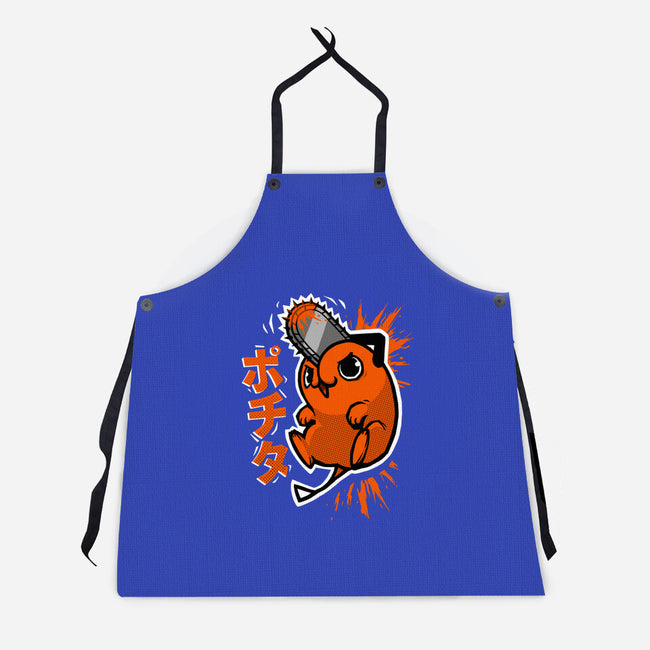 Chainsaw Heart-unisex kitchen apron-BlancaVidal