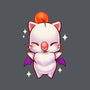 Cute Moogle Hug-none removable cover w insert throw pillow-BlancaVidal
