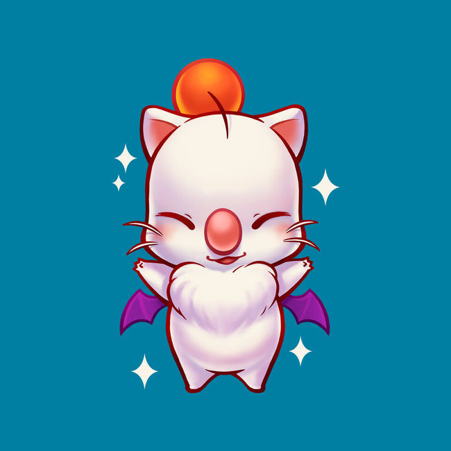 Cute Moogle Hug-none removable cover w insert throw pillow-BlancaVidal