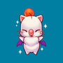 Cute Moogle Hug-none removable cover w insert throw pillow-BlancaVidal