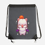 Cute Moogle Hug-none drawstring bag-BlancaVidal