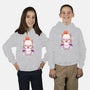 Cute Moogle Hug-youth pullover sweatshirt-BlancaVidal