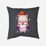 Cute Moogle Hug-none removable cover w insert throw pillow-BlancaVidal