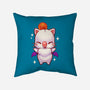 Cute Moogle Hug-none removable cover throw pillow-BlancaVidal