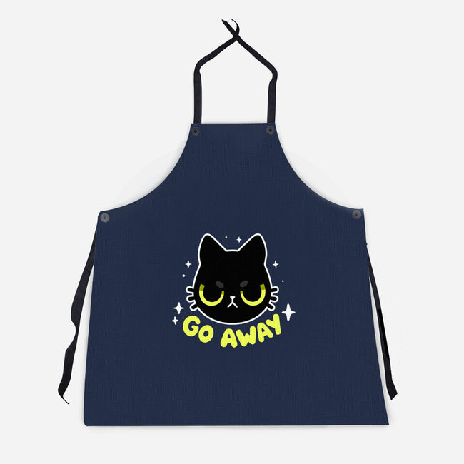 Sassy Cat-unisex kitchen apron-BlancaVidal