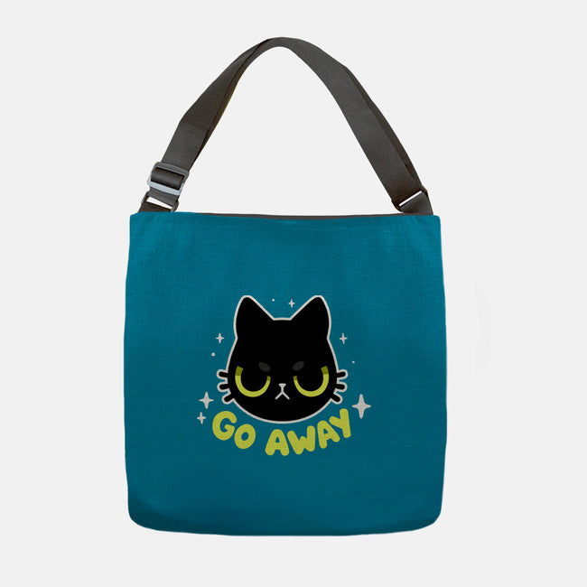Sassy Cat-none adjustable tote bag-BlancaVidal