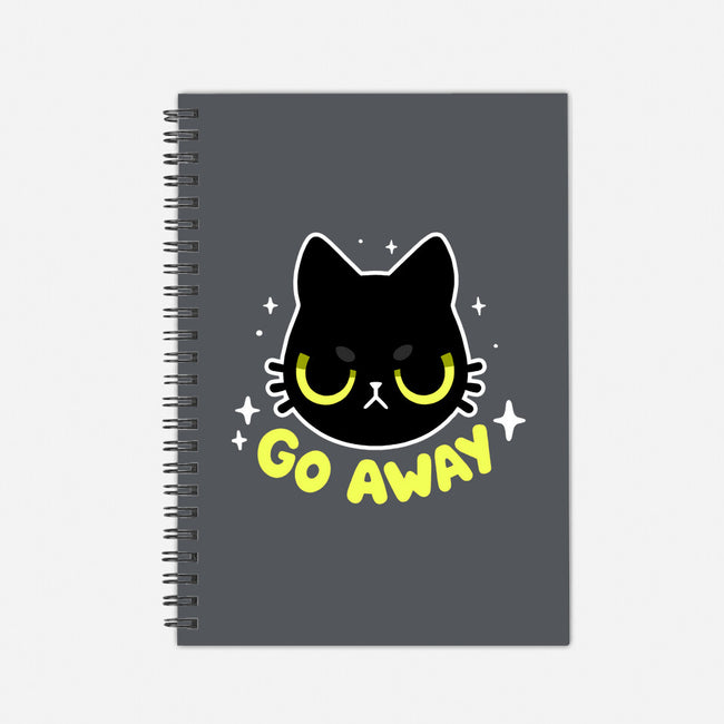 Sassy Cat-none dot grid notebook-BlancaVidal