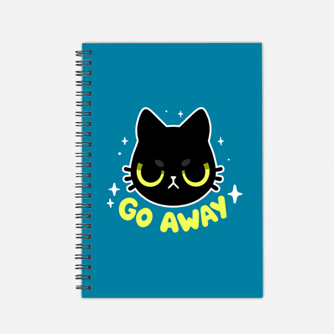 Sassy Cat-none dot grid notebook-BlancaVidal