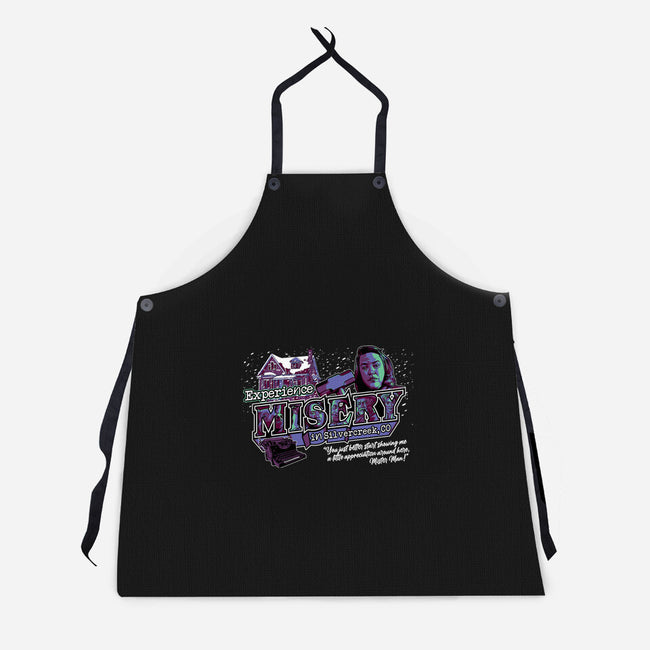 Experience Misery In Silvercreek-unisex kitchen apron-goodidearyan