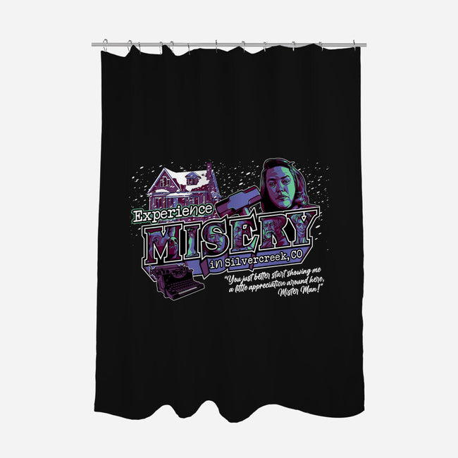 Experience Misery In Silvercreek-none polyester shower curtain-goodidearyan