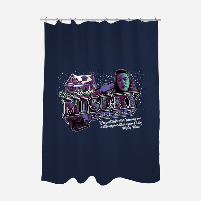 Experience Misery In Silvercreek-none polyester shower curtain-goodidearyan