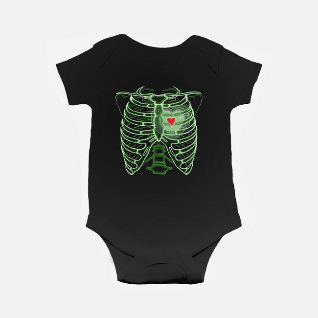 Grinch's Heart-baby basic onesie-IKILO