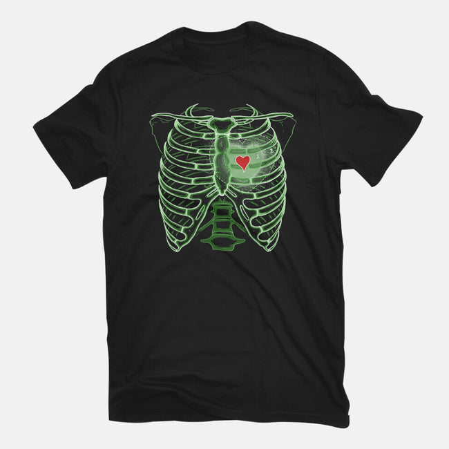 Grinch's Heart-womens basic tee-IKILO