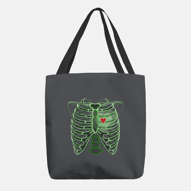 Grinch's Heart-none basic tote bag-IKILO