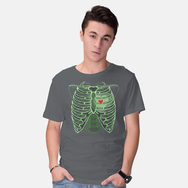 Grinch's Heart-mens basic tee-IKILO